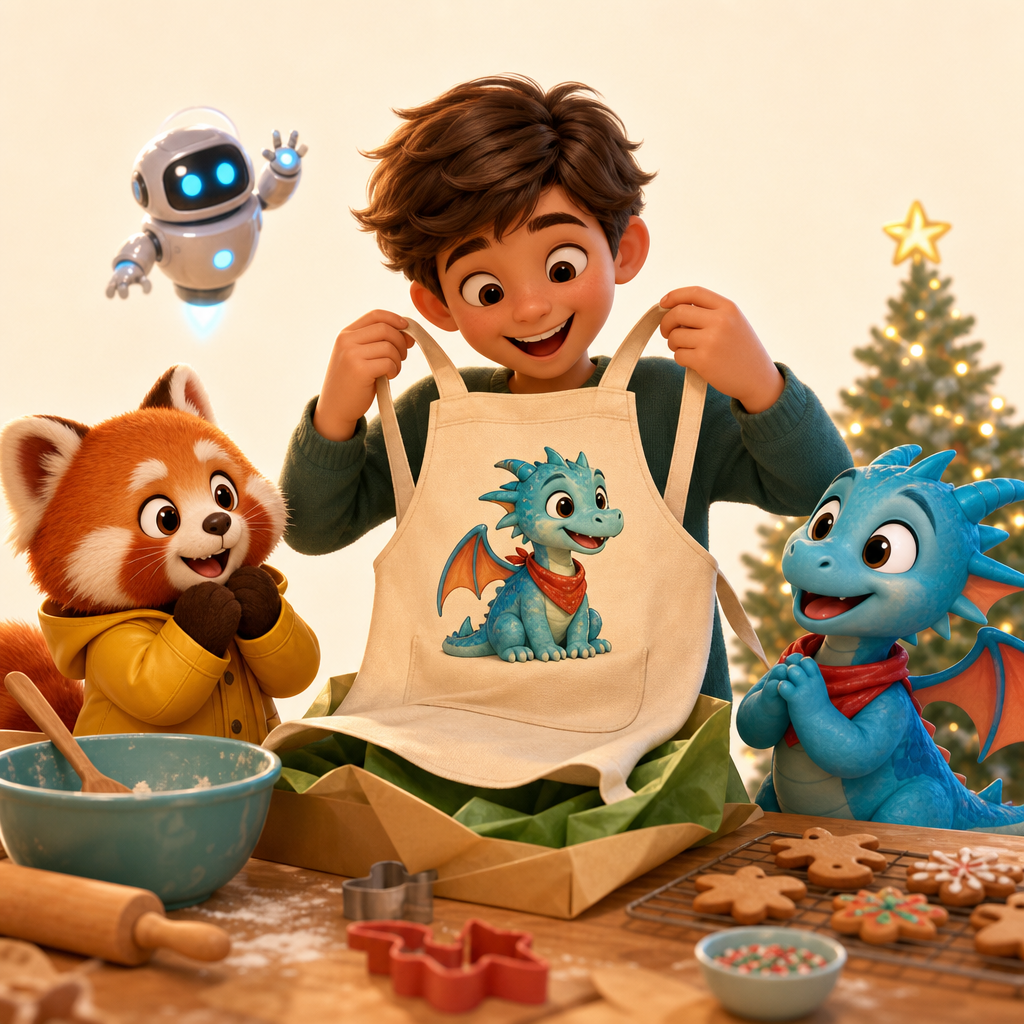 Holiday cookie-making surprise before family comes over