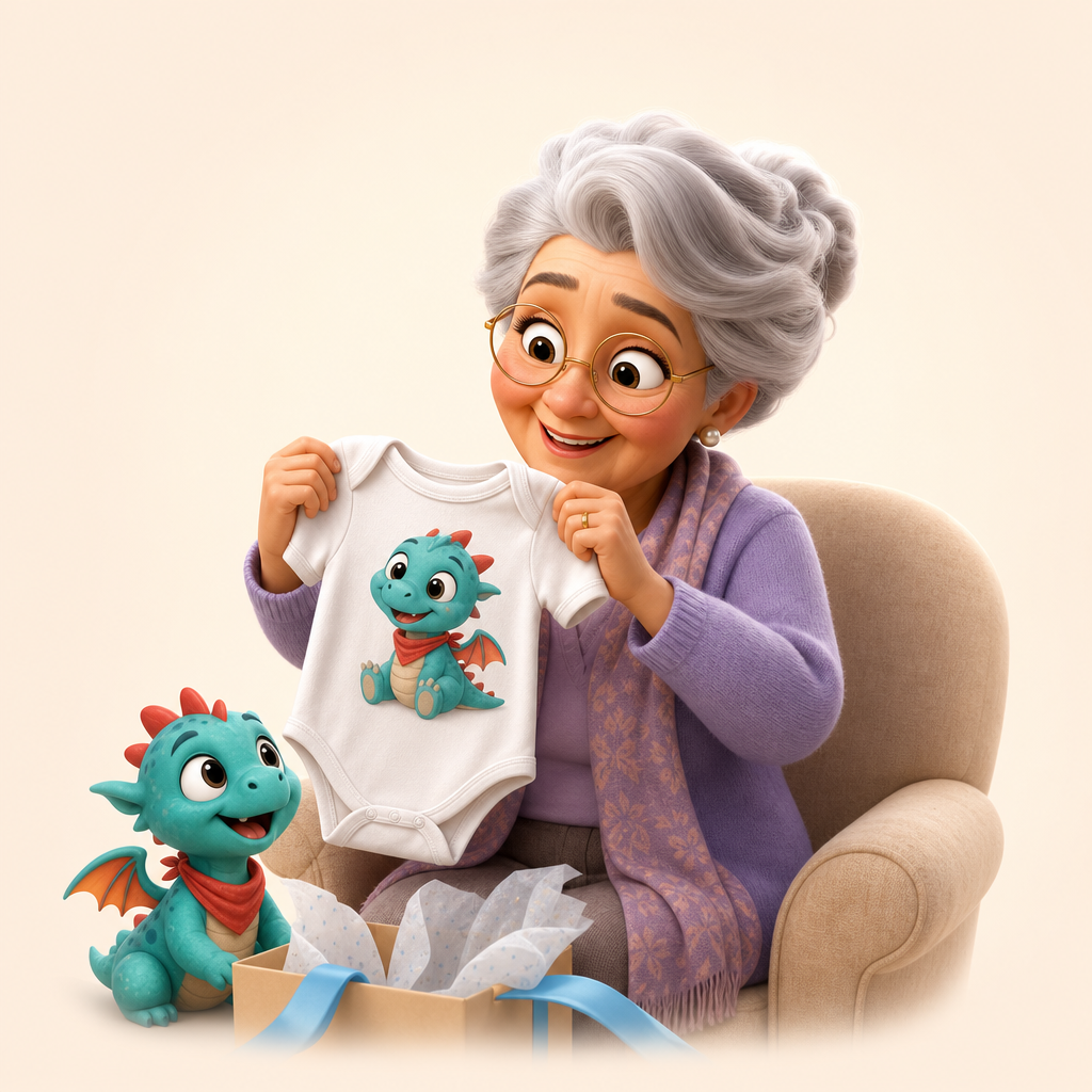 Keepsake for the baby book after it’s outgrown