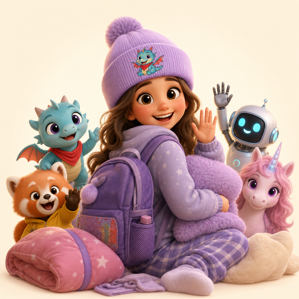 Winter sleepover send-off for a teen’s favorite character