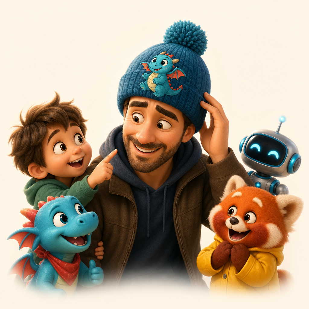 School-run beanie for the dad who keeps borrowing hats