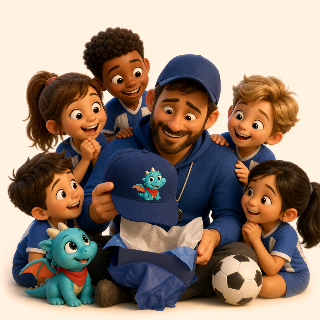 Coach thank-you with the team’s made-up mascot
