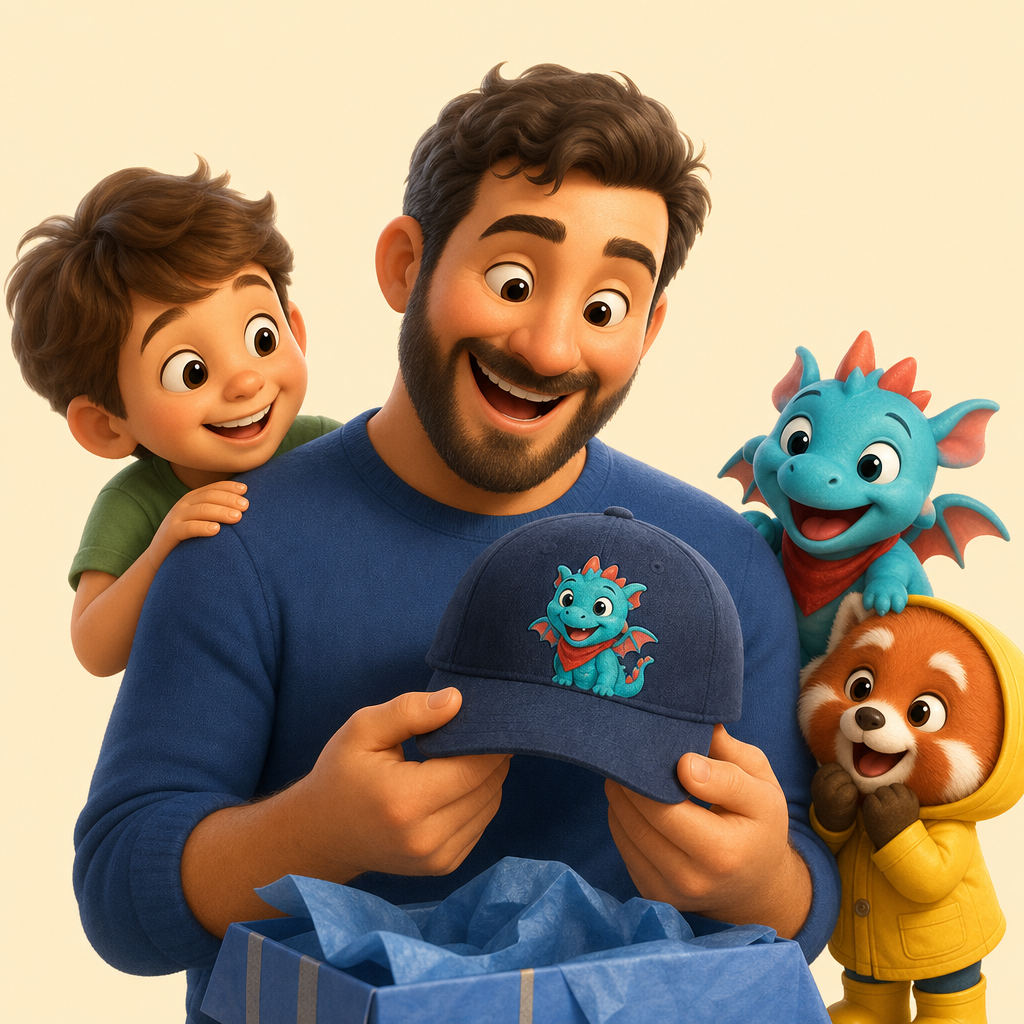 Father’s Day gift with your child’s own character