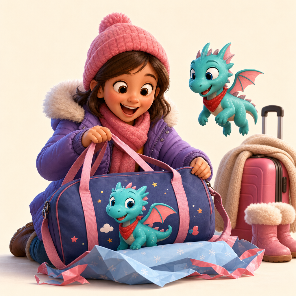 Holiday gift before a winter trip