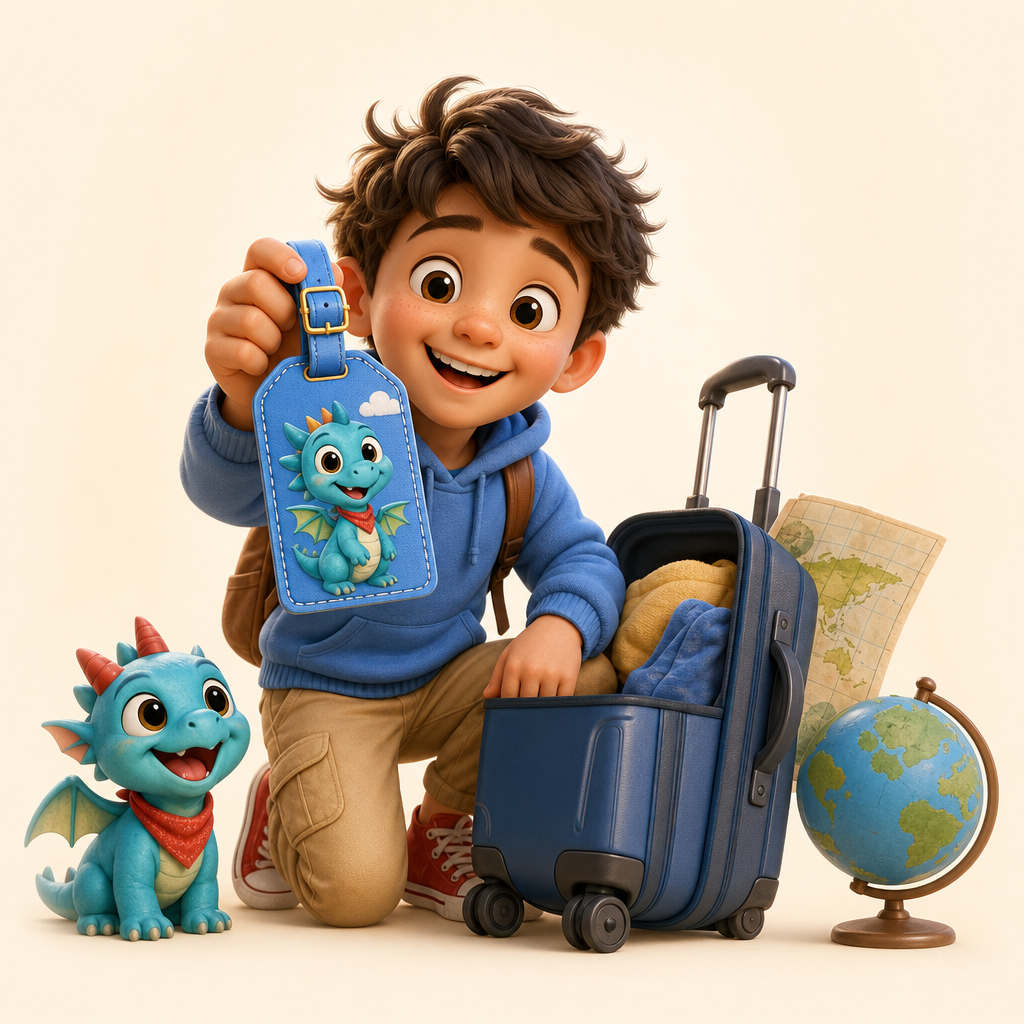 Birthday add-on for a kid who loves travel