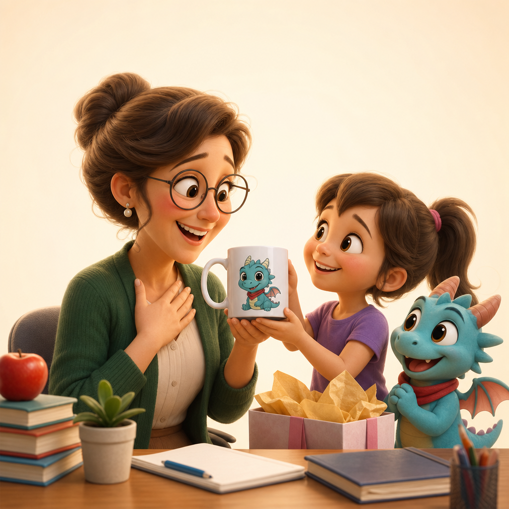 Teacher thank-you from a young storyteller
