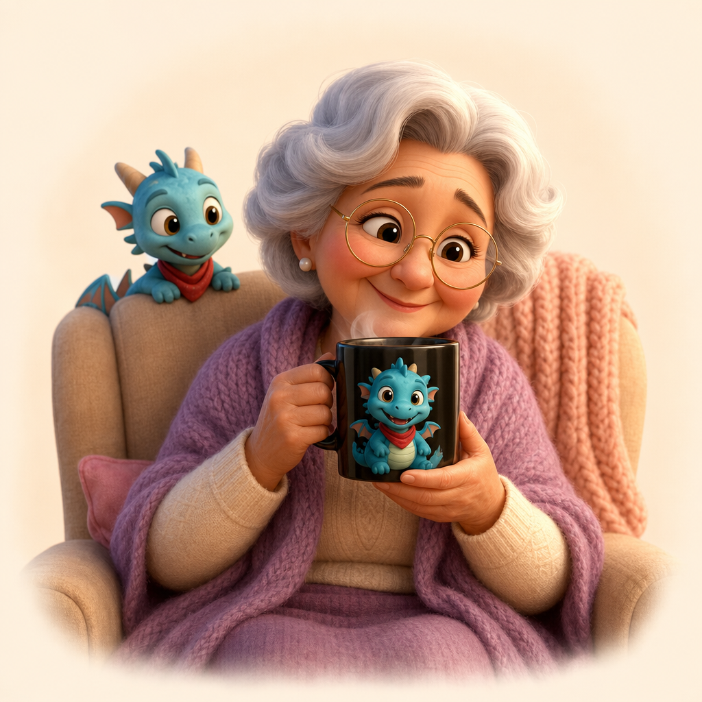 Grandparent mug for morning coffee