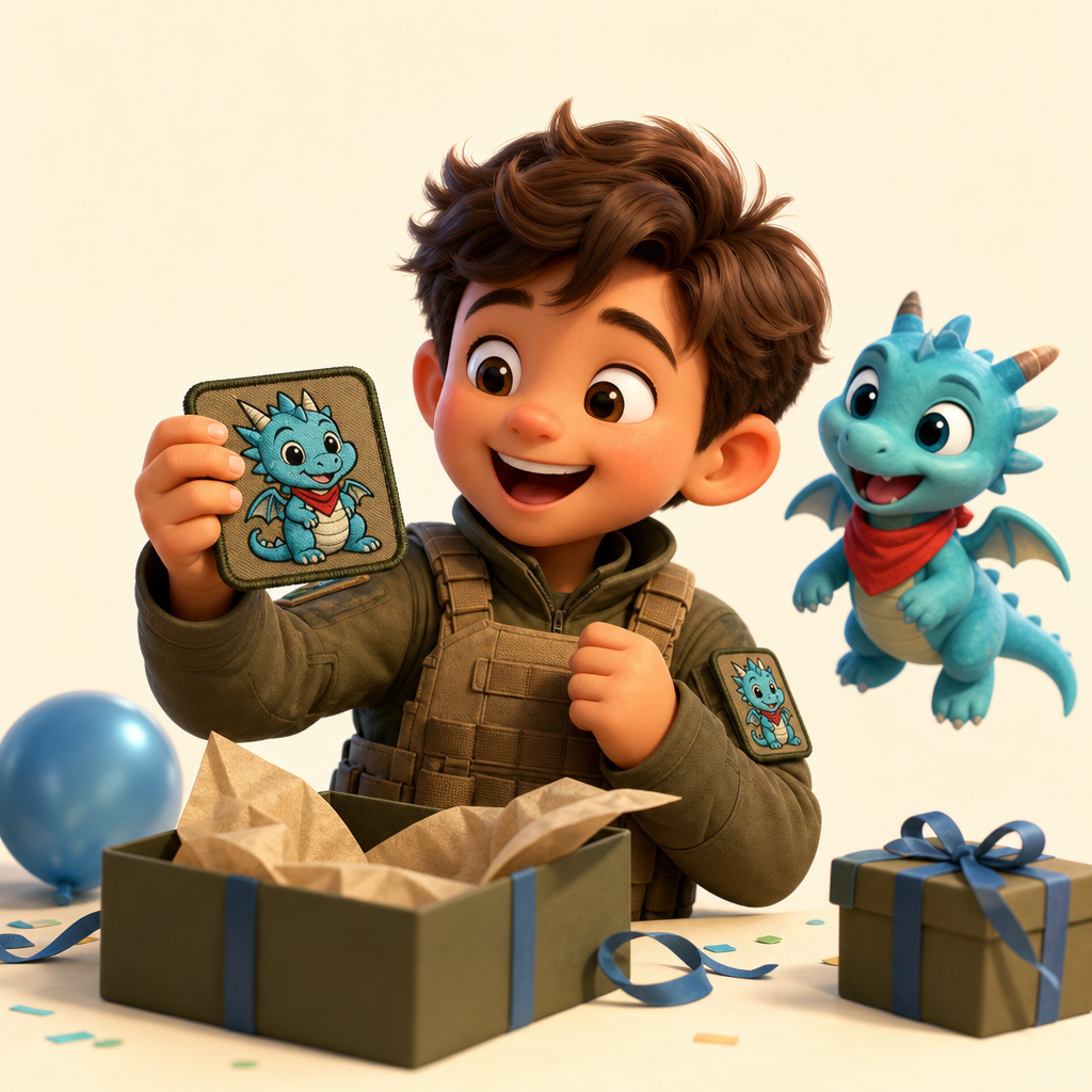 Birthday add-on for the kid who loves uniforms and gear