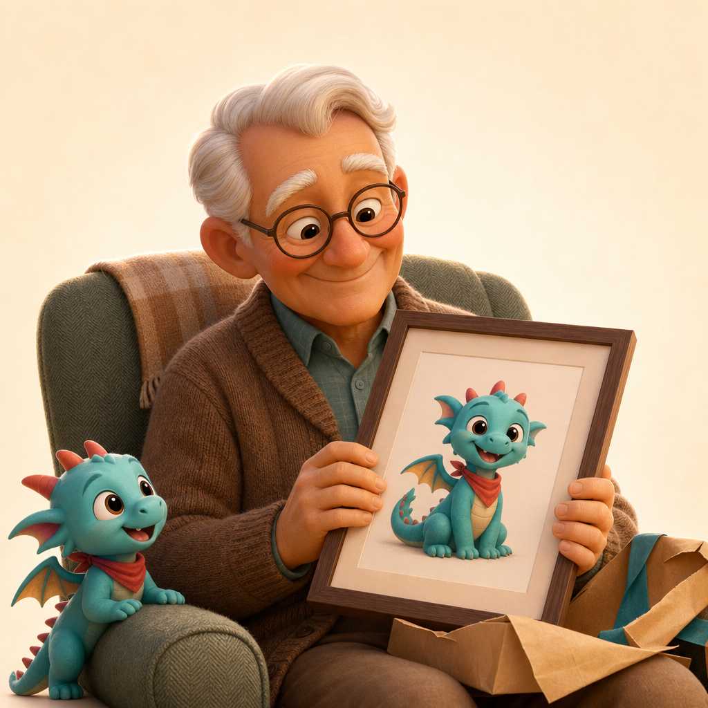 Grandparent gift for a hallway or home office