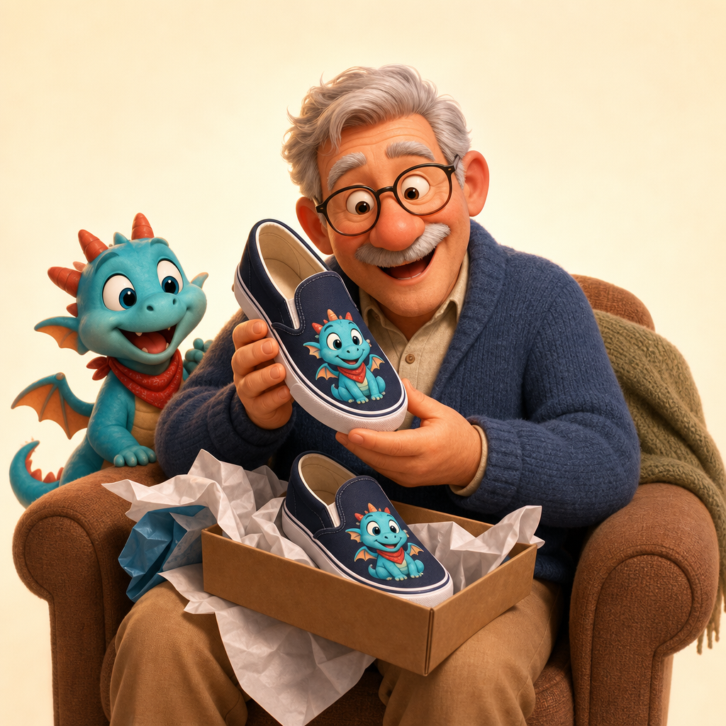 Grandparent gift from a grandchild's favorite character