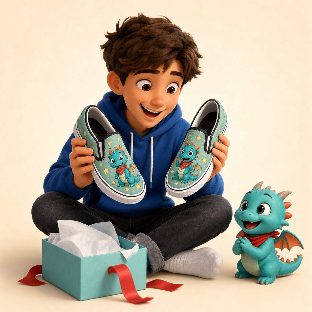 Birthday gift for a teen who lives in slip-ons
