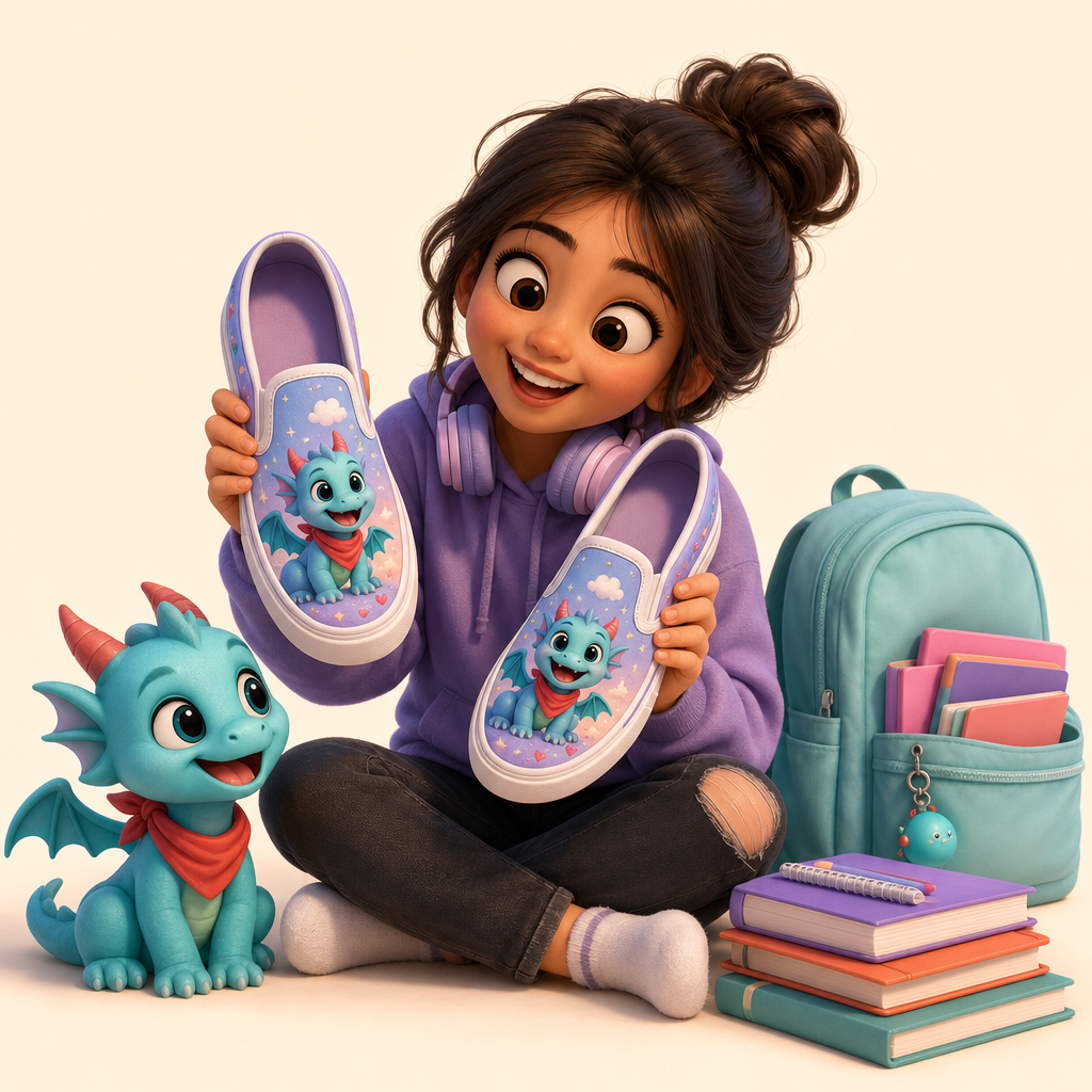 Back-to-school slip-ons for a middle or high schooler