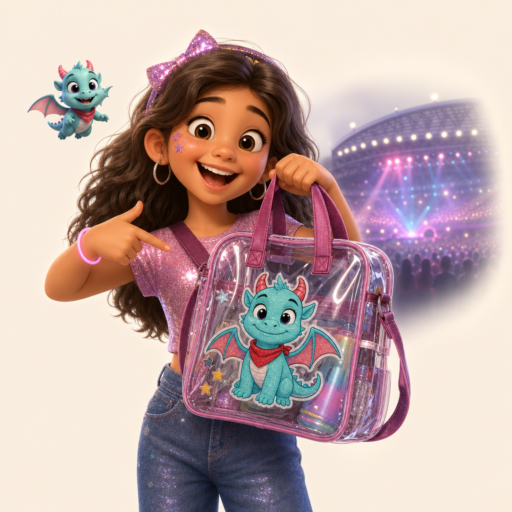 First concert or stadium game with their creature on the bag