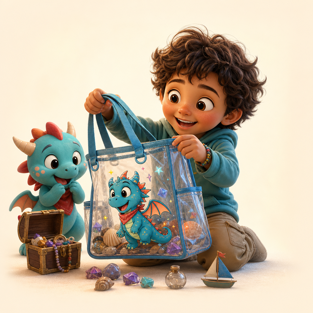 Birthday gift for the kid who packs treasures everywhere