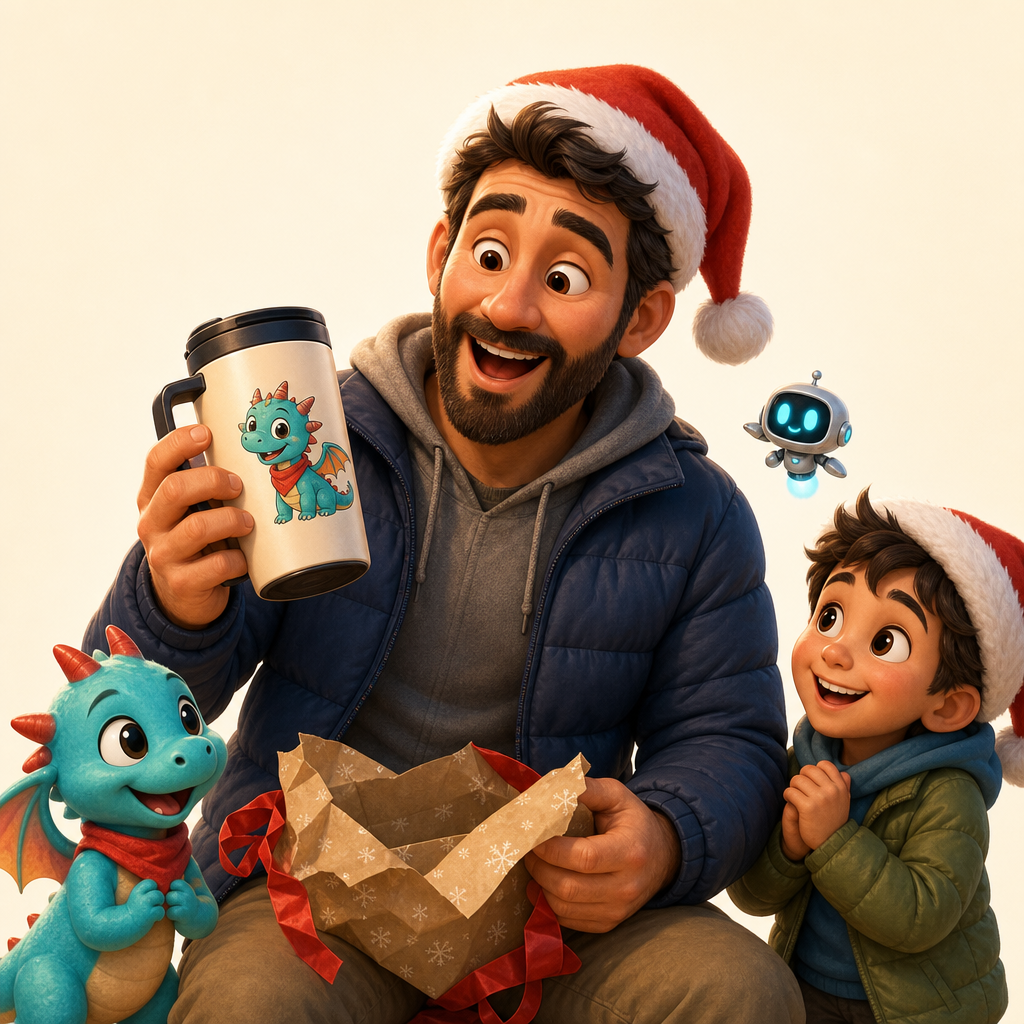 Christmas morning surprise for the school-run driver