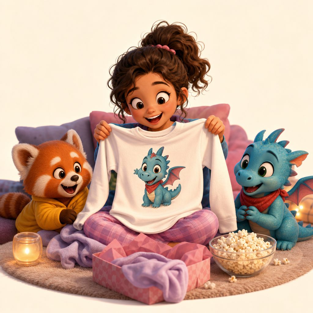 Sleepover layer for chilly movie nights