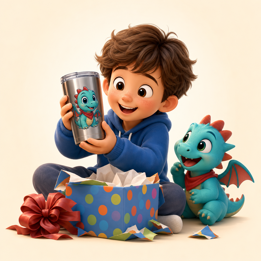 Birthday gift for a child who loves having their own cup