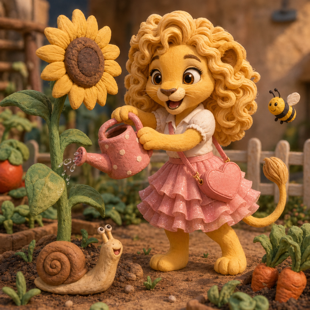 Rosi in Claymation style