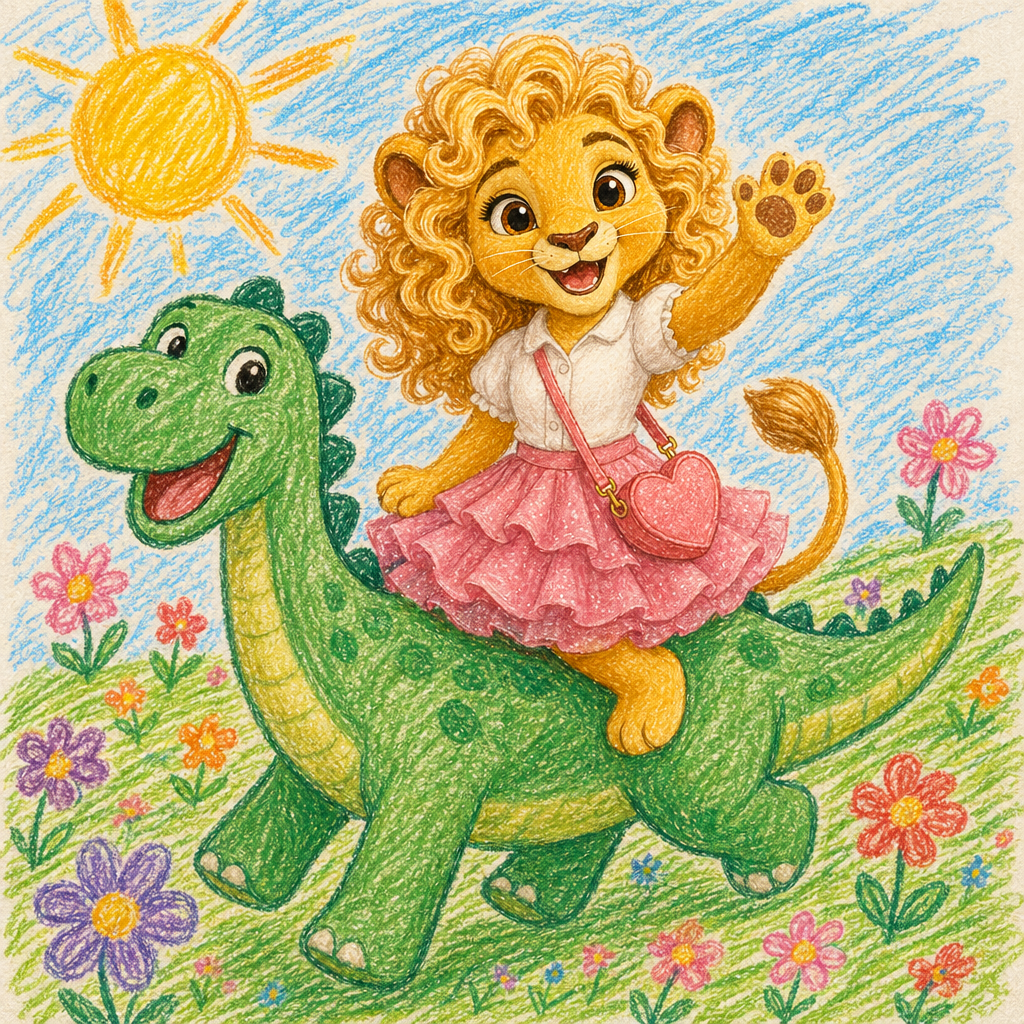 Rosi in Crayon style