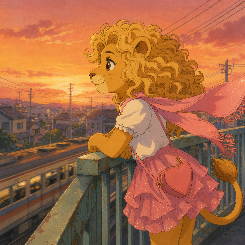 Rosi in Retro anime style